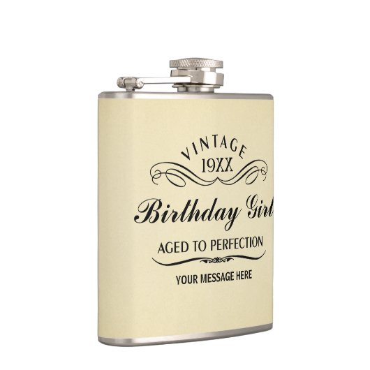 wijnPersoon Funny Birthday Flask Heupfles (Rechts)