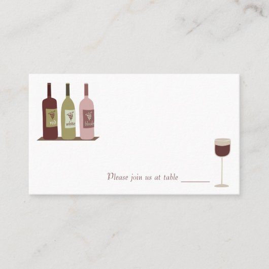 Wijnplaatskaarten Plaatskaartje (Voorkant)