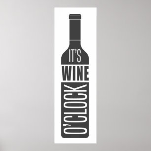 Wijnprijsopgave Poster