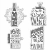 Wijnprijsopgave Sticker (Voorkant)