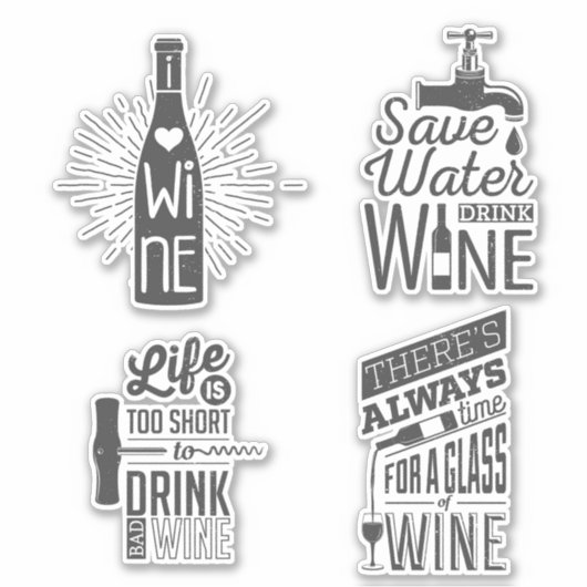 Wijnprijsopgave Sticker (Voorkant)