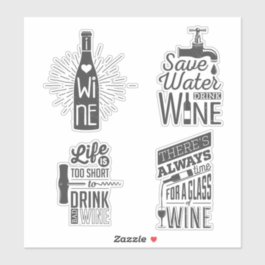 Wijnprijsopgave Sticker (Vel)