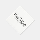 Wijnproeven is mijn favoriete sportfeestservies servet (Hoek)