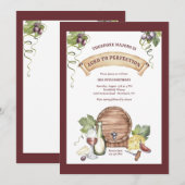 Wijnproeven Kaart (Voorkant / Achterkant)