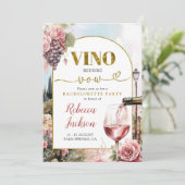 Wijnproeverij Bachelorette Party Weekend Route Kaart (Staand voorkant)