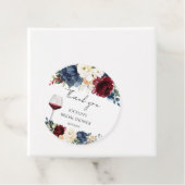 Wijnproeverij Bruidsfeest Bedankingslabels Bedankjes Labels (In situ)