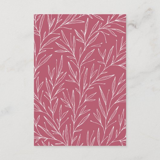 Wijnproeverij Bruidsfeest Vino Before Vows Bedankkaart (Achterkant)