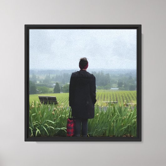 Wijnproeverij Canvas Afdruk (Voorkant)