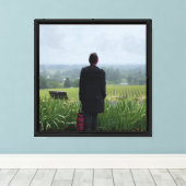 Wijnproeverij Canvas Afdruk (Insitu (Houten vloer))