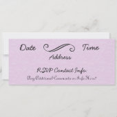 Wijnproeverij douche of feestuitnodiging druiven kaart (Achterkant)