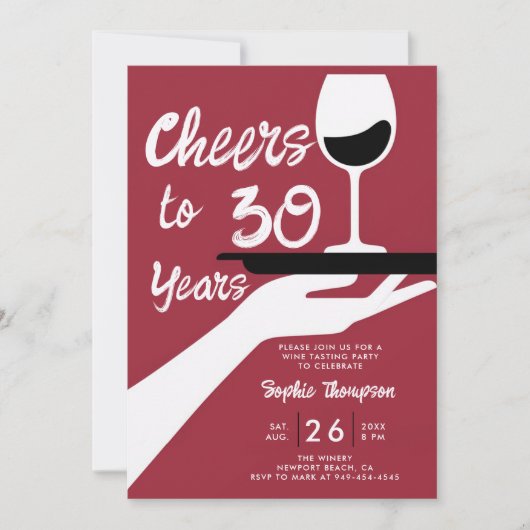 Wijnproeverij Elegant Casual Wijnmakerij 30e Verja Kaart (Voorkant)