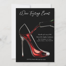 Wijnproeverij Event-Stiletto en wijn Kaart