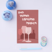 Wijnproeverij Flyer (Enkel)