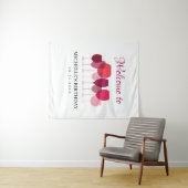 Wijnproeverij Foto Achtergrond Wandkleed (In Situ (horizontaal))