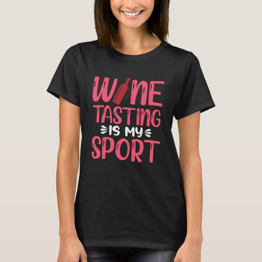 Wijnproeverij is mijn sport pullover hoodie (Voorkant)