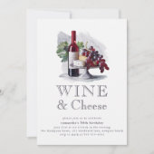 Wijnproeverij Kaaswijnfeest 50e verjaardag Kaart (Voorkant)