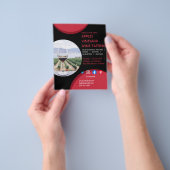 wijnproeverij liefdadigheidsinstelling vineyard fo flyer (Hand)