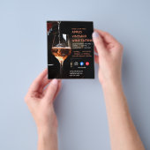 wijnproeverij liefdadigheidsinstelling vineyard fo flyer (Hand)