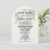 Wijnproeverij Luncheon Bruids Douche Uitnodiging (Staand voorkant)