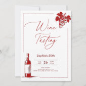 Wijnproeverij Moderne Bourgogne 50e verjaardag Kaart (Voorkant)