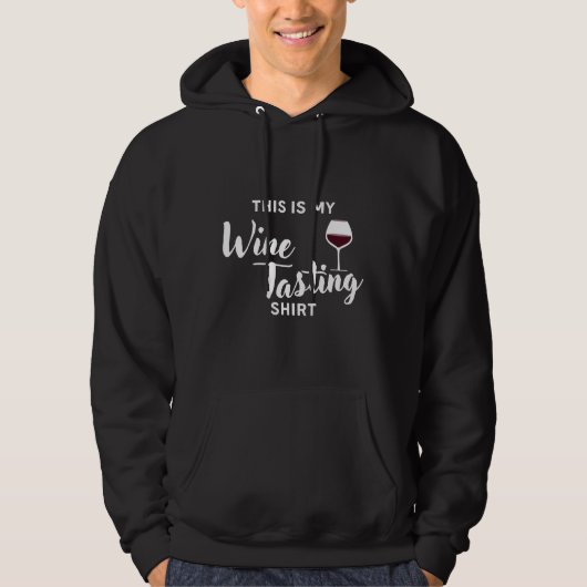 Wijnproeverij Schattigee Drink wijn Hoodie (Voorkant)