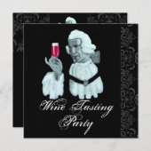 WIJNPROEVERIJ SOMMELIER FEestJE Damask, Champagne Kaart (Voorkant / Achterkant)