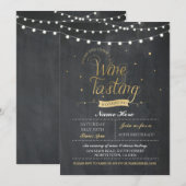 Wijnproeverij Verjaardagsfeest Krijt ELKE LEEFTIJD Kaart (Voorkant / Achterkant)