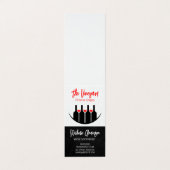 Wijnproeverijen | Flessen en Glazen Visitekaartje (Buitenkant ongevouwen)