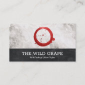 Wijnproeverijen | Marmer | Wijnvlek Visitekaartje (Voorkant)