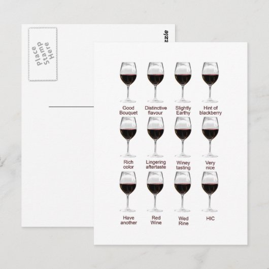 Wijnprothese Briefkaart (Voorkant / Achterkant)