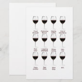 Wijnprothese Briefpapier (Voorkant / Achterkant)