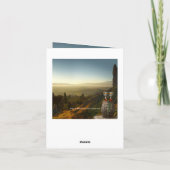 Wijnranken Trouwfoto Bedankkaart (Achterkant)