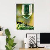 Wijnreflecties Poster (Thuiskantoor)