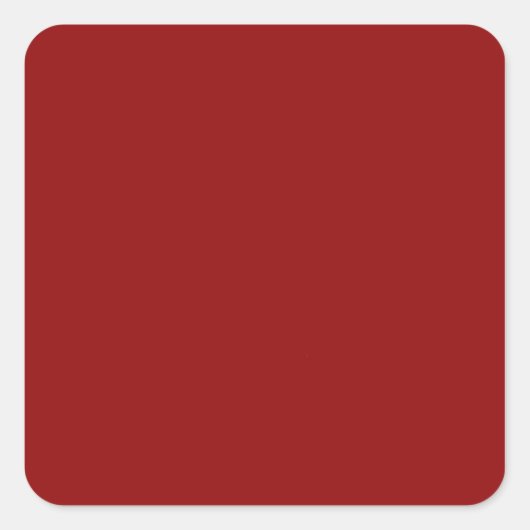 Wijnrode marinier vierkante sticker (Voorkant)