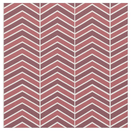Wijnrood Chevron Patroon Stof (Close Up)