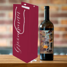 Wijnrood gestileerd script bruiloft Groomsman