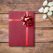 Wijnrood Stevige Kleur | Klassiek | Elegant Cadeaupapier