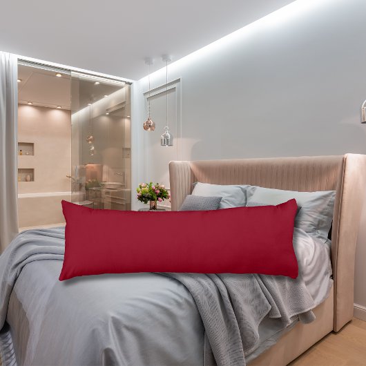 Wijnrood Stevige Kleur | Klassiek | Elegant Lichaamskussen