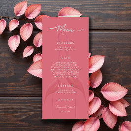 Wijnroze flamingo elegant menu