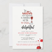 Wijnruil voor kerstwijn kaart (Voorkant)