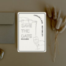 Wijnschets Bruiloft Save The Date