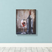 wijnschilderij van Chet McDan Art Canvas Afdruk (Insitu (Houten vloer))