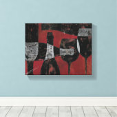 Wijnselectie Canvas Afdruk (Insitu (Houten vloer))