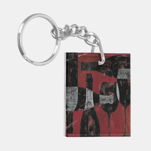 Wijnselectie Sleutelhanger (Voorkant Links)