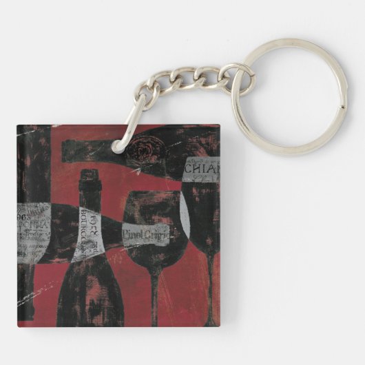 Wijnselectie Sleutelhanger (Achterkant)