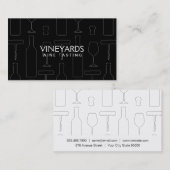 wijnset visitekaartje (Voorkant / Achterkant)