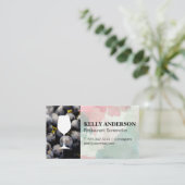 Wijnsommelier | Waterverf | Wijnstok Visitekaartje (Staand voorkant)