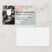 Wijnsommelier | Waterverf | Wijnstok Visitekaartje (Voorkant / Achterkant)