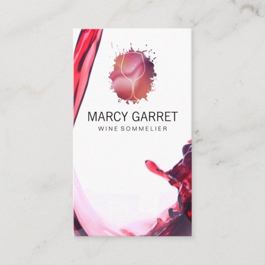 wijnspat | Wijnschenking Visitekaartje (Voorkant)