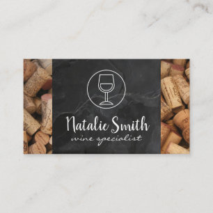 Wijnspecialist   Wijngaarden   Leisteen en kurken Visitekaartje